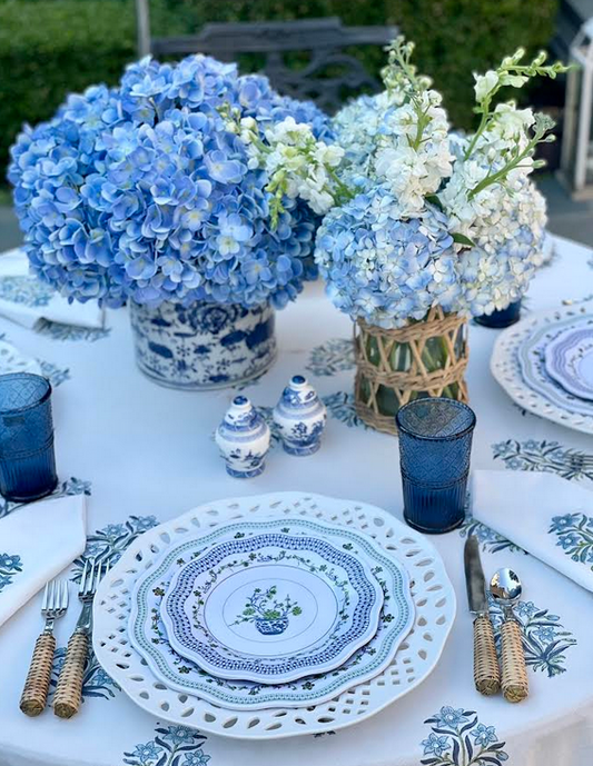 White Pierced Dinnerware