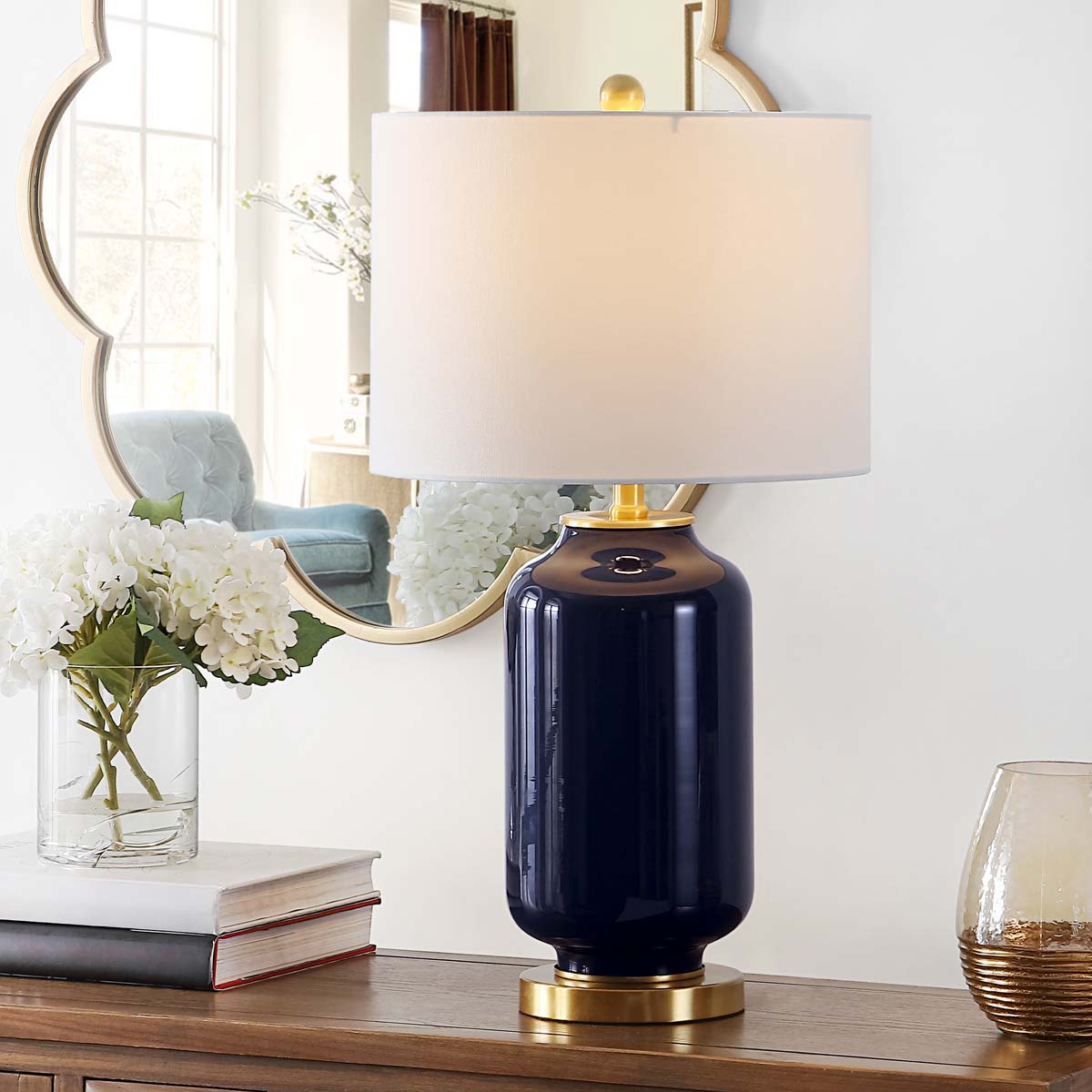 Amaia Glass Table Lamp | Safavieh - TBL4285