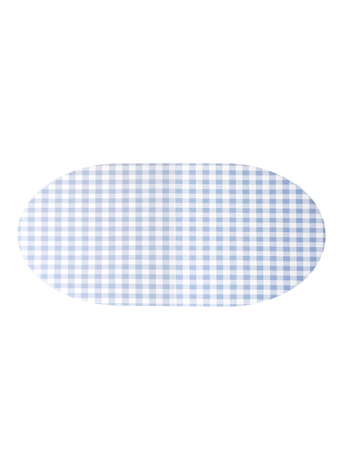 6XS Studio Gingham Placemat, Sky Blue