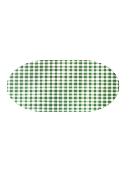 6XS Studio Gingham Placemat, Green
