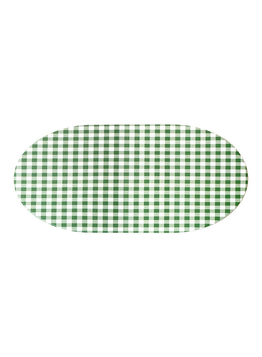 6XS Studio Gingham Placemat, Green