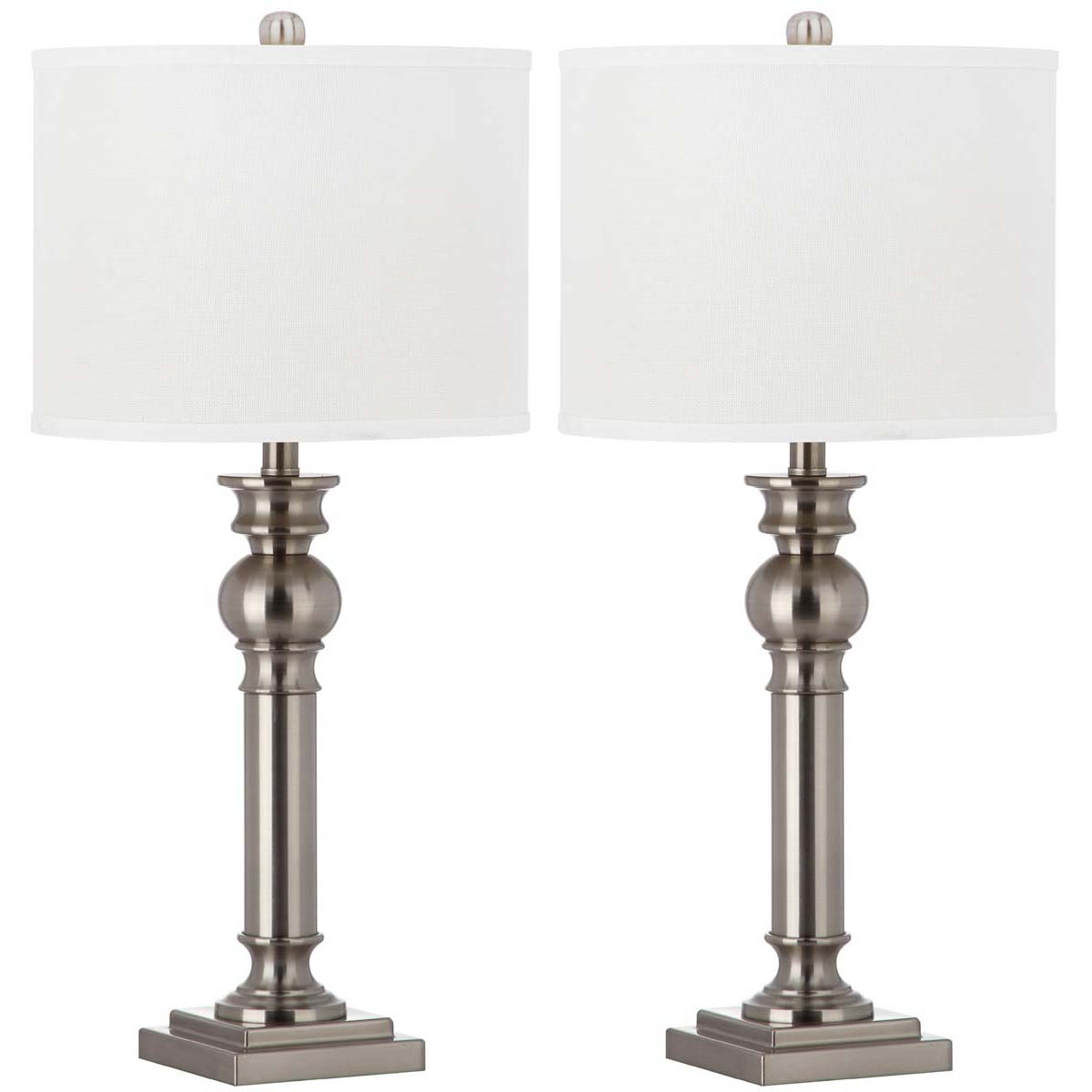 Argos 28.25 Inch H Column Table Lamp (Set of 2) | Safavieh - LIT4323