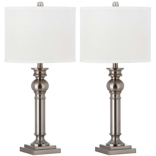Argos 28.25 Inch H Column Table Lamp (Set of 2) | Safavieh - LIT4323