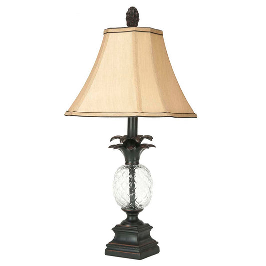 Alanna 24 Inch H Glass Pineapple Lamp | Safavieh - LITS4003