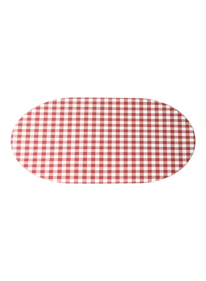 6XS Studio Gingham Placemat, Brown