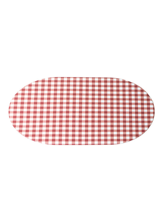 6XS Studio Gingham Placemat, Brown