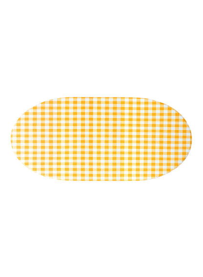 6XS Studio Gingham Placemat, Yellow