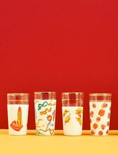 Seletti Toiletpaper Glass, Lipsticks